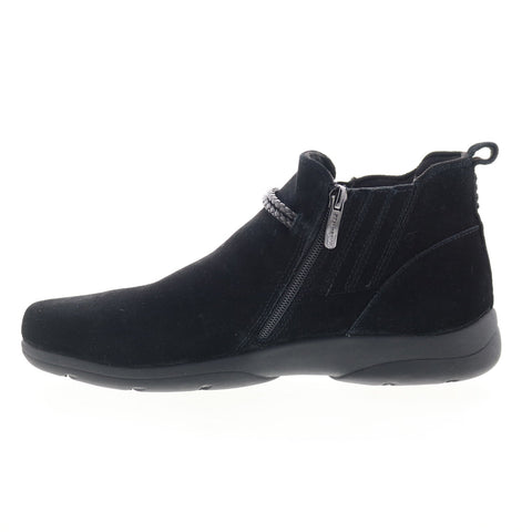 Easy Spirit Jagger SEJAGGER Womens Black Narrow Suede Casual Dress Boots