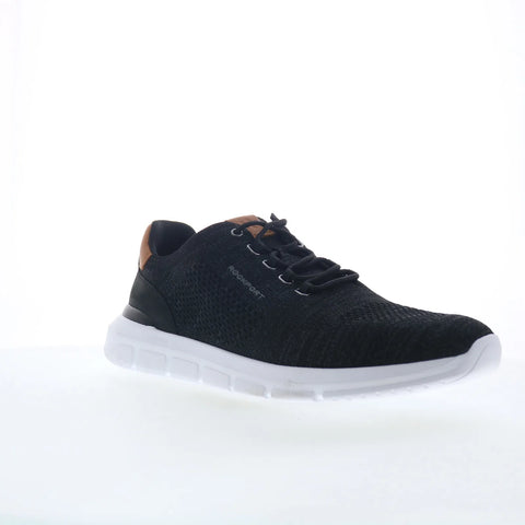 Rockport Jaimson RMJAIMSON Mens Black Wide Canvas Lifestyle Sneakers Shoes