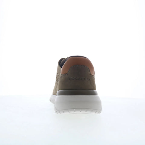 Rockport Jaimson RMJAIMSON Mens Gray Wide Canvas Lifestyle Sneakers Shoes