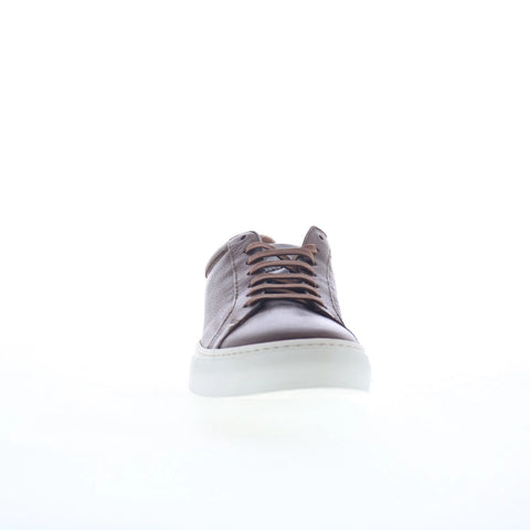 Johnston & Murphy Jake 24-6640 Mens Brown Leather Lifestyle Sneakers Shoes