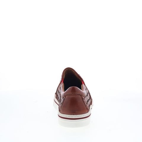 Robert Zur James True Glove Mens Brown Leather Slip On Lifestyle Sneakers Shoes
