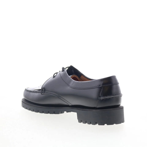 Sebago James Fringe Lug 73111SW-902 Mens Black Loafers & Slip Ons Boat Shoes