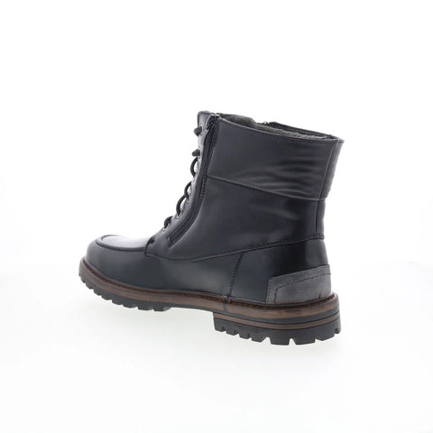 Faranzi James II FB41953 Mens Black Synthetic Lace Up Casual Dress Boots
