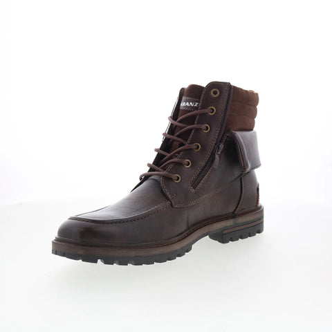 Faranzi James II FB41953 Mens Brown Synthetic Lace Up Casual Dress Boots