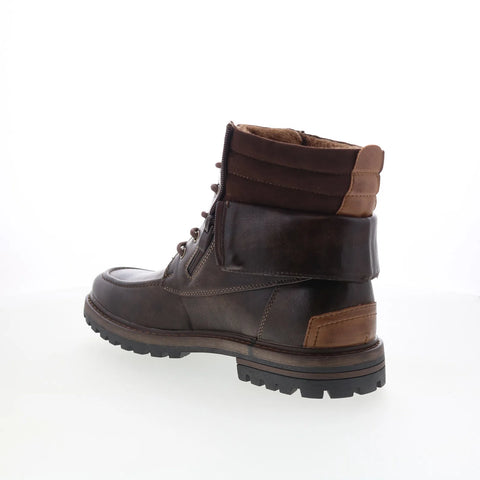 Faranzi James II FB41953 Mens Brown Synthetic Lace Up Casual Dress Boots