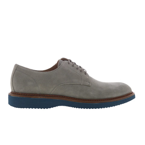 Johnston & Murphy Jameson 24-6377 Mens Gray Oxfords & Lace Ups Plain Toe Shoes