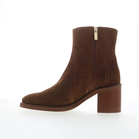 Aquatalia Janella L538834 Womens Brown Suede Zipper Ankle & Booties Boots