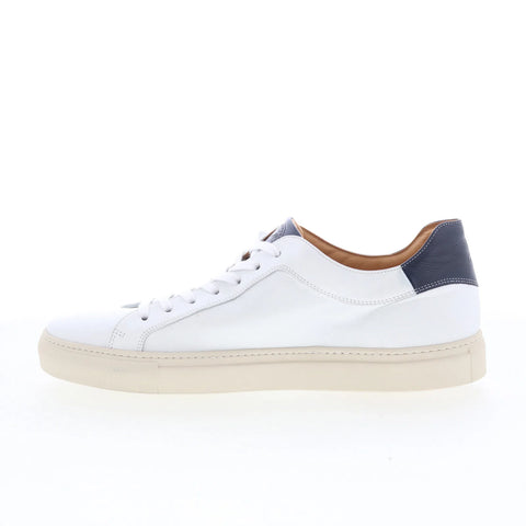 Johnston & Murphy Jared 24-6908 Mens White Leather Lifestyle Sneakers Shoes