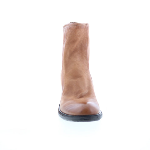 A.S. 98 Jase Womens Brown Leather Zipper Ankle & Booties Boots