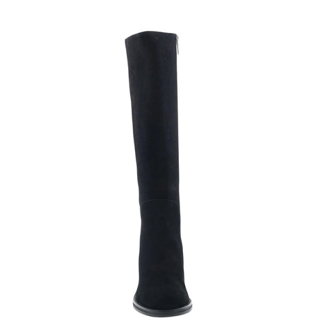 Aquatalia Jasmina TW5JASA1 Womens Black Suede Zipper Knee High Boots