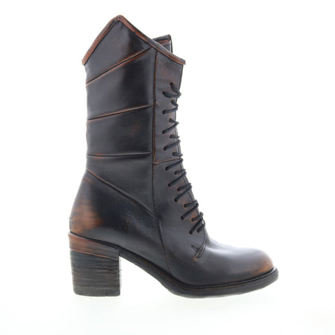 A.S. 98 Jasper Womens Brown Leather Zipper Casual Dress Boots