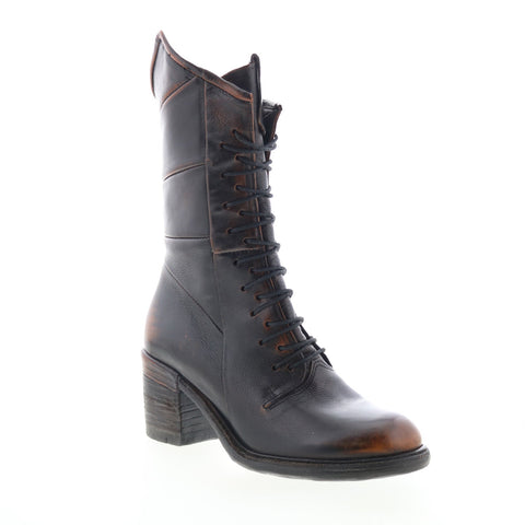 A.S. 98 Jasper Womens Brown Leather Zipper Casual Dress Boots