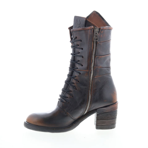 A.S. 98 Jasper Womens Brown Leather Zipper Casual Dress Boots