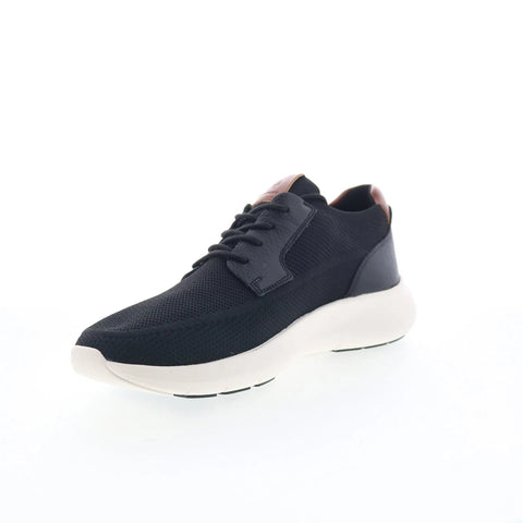 Rockport Jaxson Mens Black Mesh Lace Up Lifestyle Sneakers Shoes