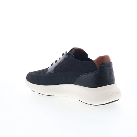 Rockport Jaxson Mens Black Mesh Lace Up Lifestyle Sneakers Shoes