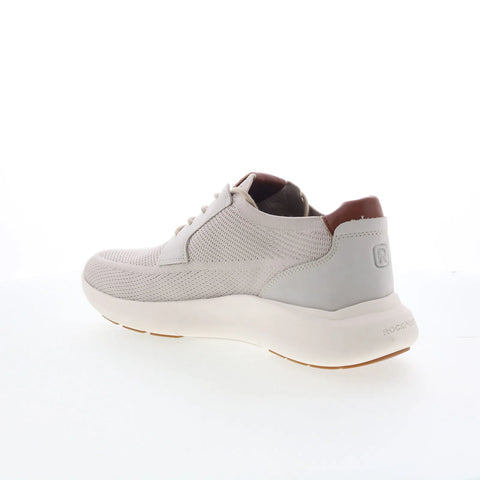 Rockport Jaxson Mens Gray Wide Mesh Lace Up Lifestyle Sneakers Shoes