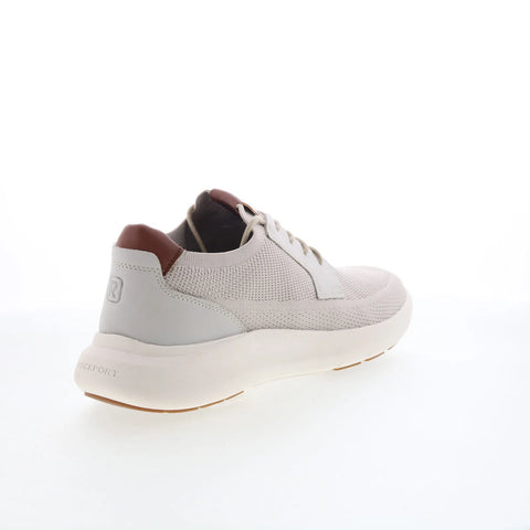 Rockport Jaxson Mens Gray Wide Mesh Lace Up Lifestyle Sneakers Shoes