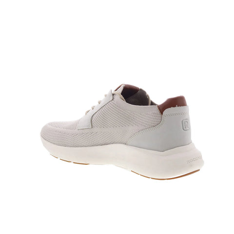 Rockport Jaxson Mens Gray Mesh Lace Up Lifestyle Sneakers Shoes