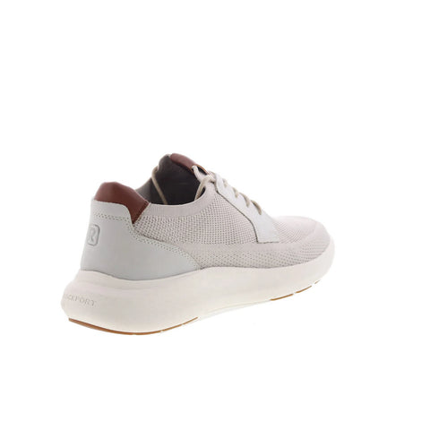 Rockport Jaxson Mens Gray Mesh Lace Up Lifestyle Sneakers Shoes