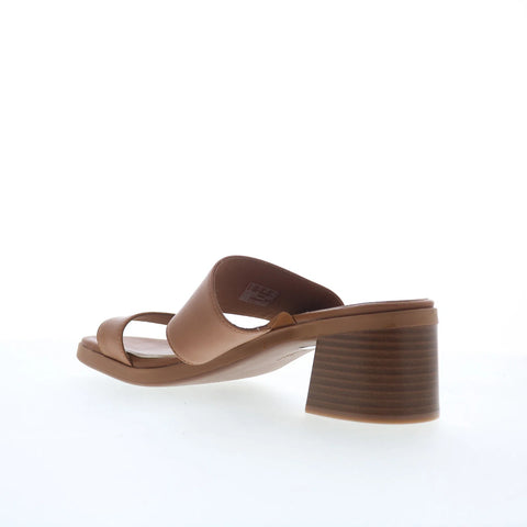 Clarks Jaylan Dusk 26181653 Womens Brown Wide Leather Heeled Sandals Shoes