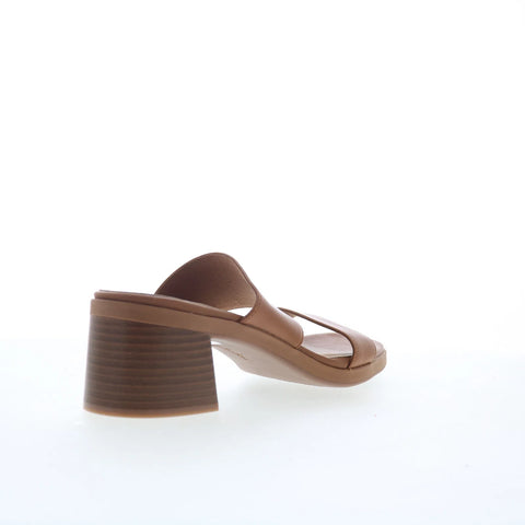 Clarks Jaylan Dusk 26181653 Womens Brown Wide Leather Heeled Sandals Shoes