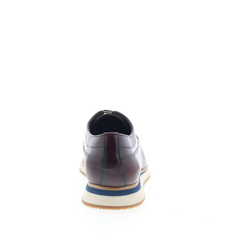 Studio Belvedere Jaxon Mens Brown Leather Oxfords & Lace Ups Plain Toe Shoes
