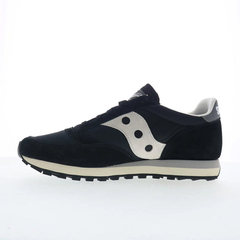 Saucony Jazz 81 S70539-68 Mens Black Suede Lace Up Lifestyle Sneakers Shoes