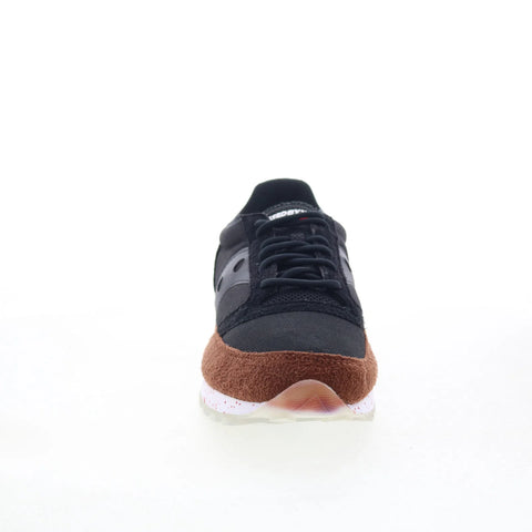Saucony Jazz 81 S70737-1 Mens Black Suede Lace Up Lifestyle Sneakers Shoes