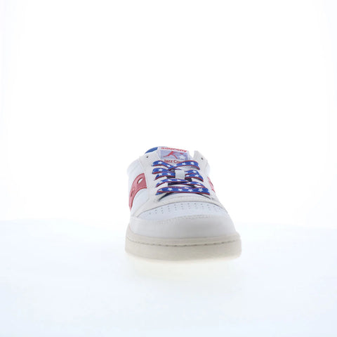 Saucony Jazz Court S70770-1 Mens White Leather Lifestyle Sneakers Shoes