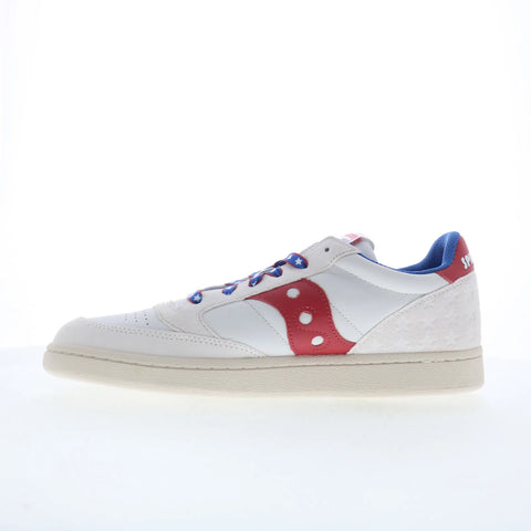 Saucony Jazz Court S70770-1 Mens White Leather Lifestyle Sneakers Shoes