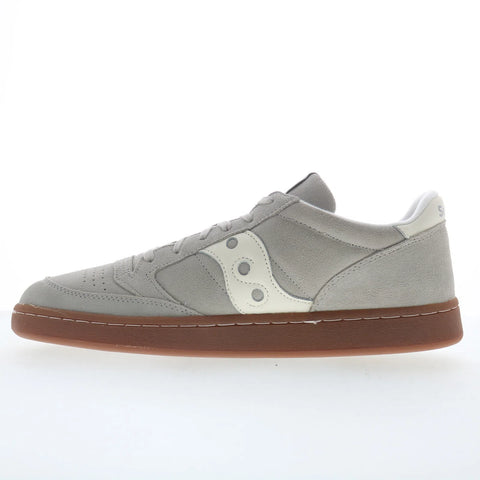 Saucony Jazz Court S70858-6 Mens Gray Suede Lace Up Lifestyle Sneakers Shoes