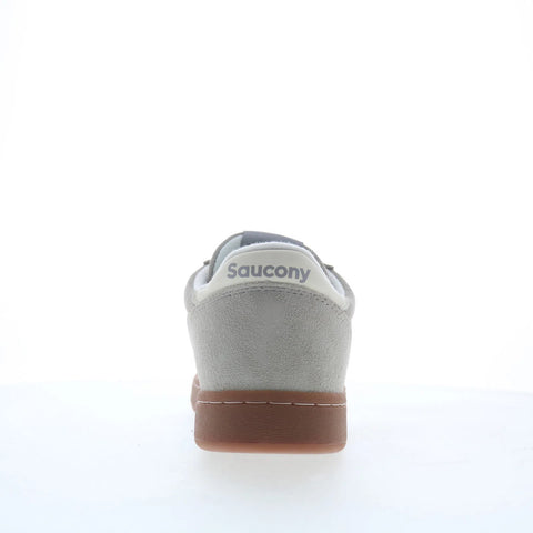 Saucony Jazz Court S70858-6 Mens Gray Suede Lace Up Lifestyle Sneakers Shoes