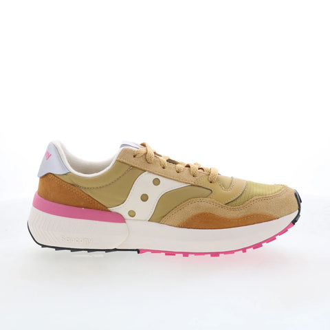 Saucony Jazz NXT S60790-19 Womens Brown Suede Lifestyle Sneakers Shoes