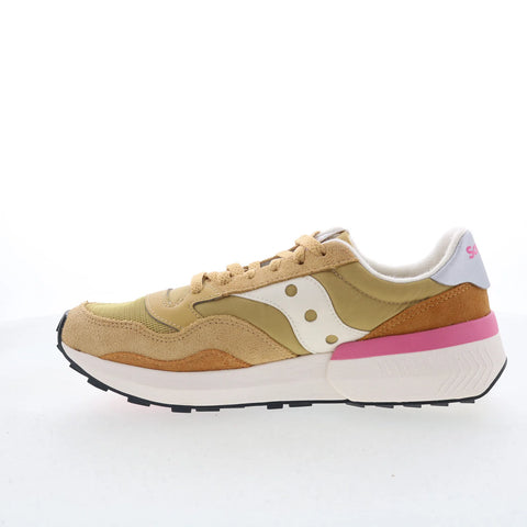 Saucony Jazz NXT S60790-19 Womens Brown Suede Lifestyle Sneakers Shoes