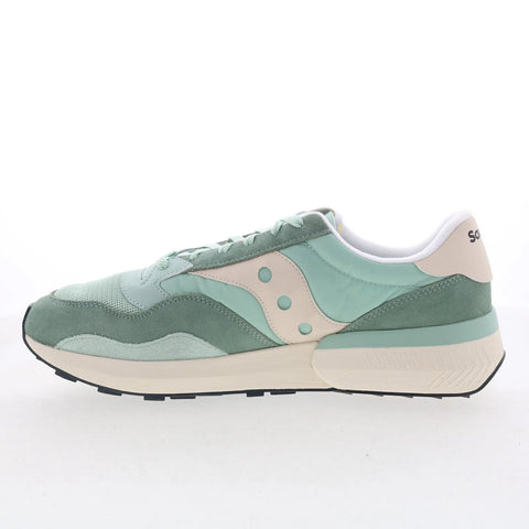 Saucony Jazz NXT S70790-14 Mens Green Suede Lace Up Lifestyle Sneakers Shoes