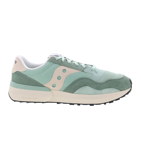 Saucony Jazz NXT S70790-14 Mens Green Suede Lace Up Lifestyle Sneakers Shoes