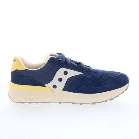 Saucony Jazz NXT S70888-1 Mens Blue Suede Lace Up Lifestyle Sneakers Shoes