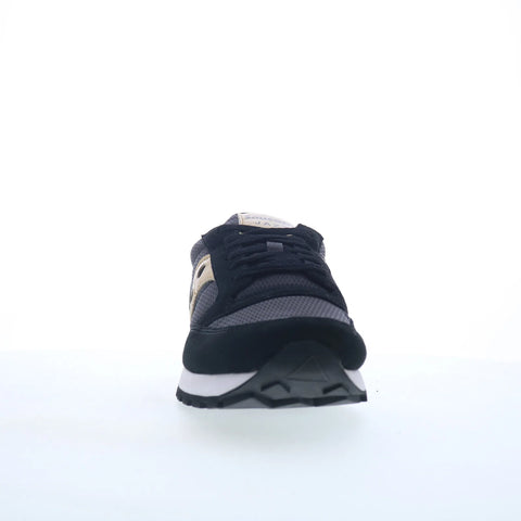 Saucony Jazz Original S1044-521 Womens Black Suede Lifestyle Sneakers Shoes