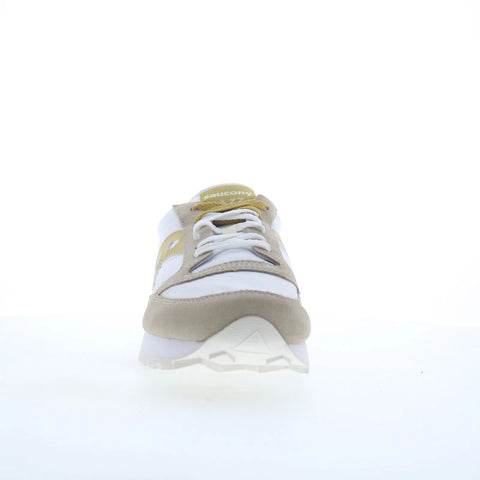 Saucony Jazz Original S1044-611 Womens White Suede Lifestyle Sneakers Shoes