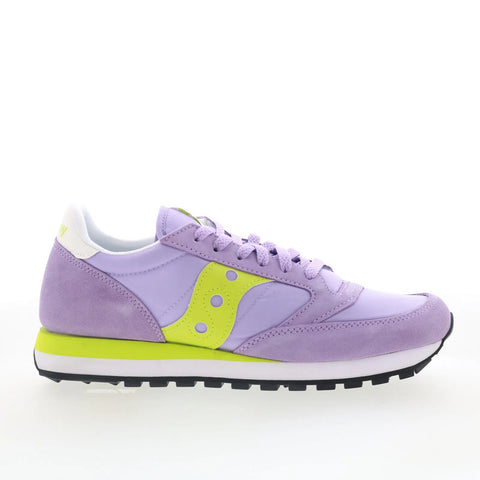 Saucony Jazz Original S1044-671 Womens Purple Suede Lifestyle Sneakers Shoes