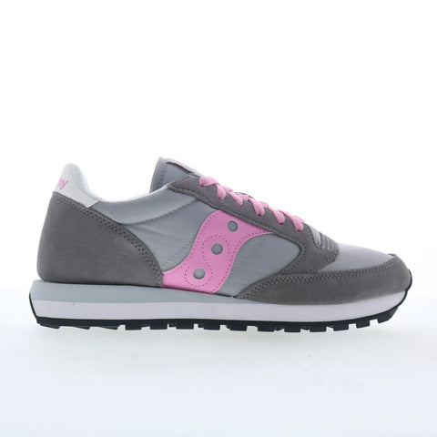 Saucony Jazz Original S1044-675 Womens Gray Suede Lifestyle Sneakers Shoes