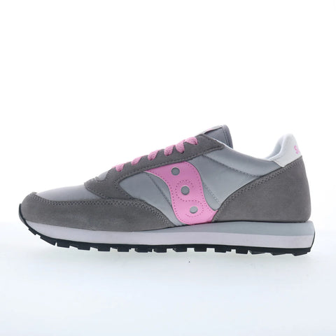 Saucony Jazz Original S1044-675 Womens Gray Suede Lifestyle Sneakers Shoes