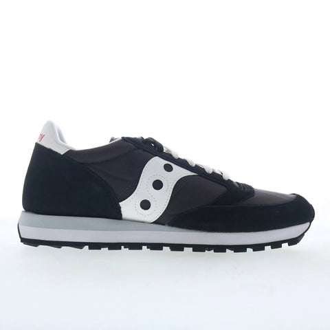 Saucony Jazz Original S1044-676 Womens Black Suede Lifestyle Sneakers Shoes