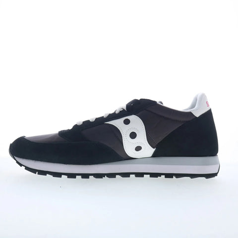 Saucony Jazz Original S1044-676 Womens Black Suede Lifestyle Sneakers Shoes