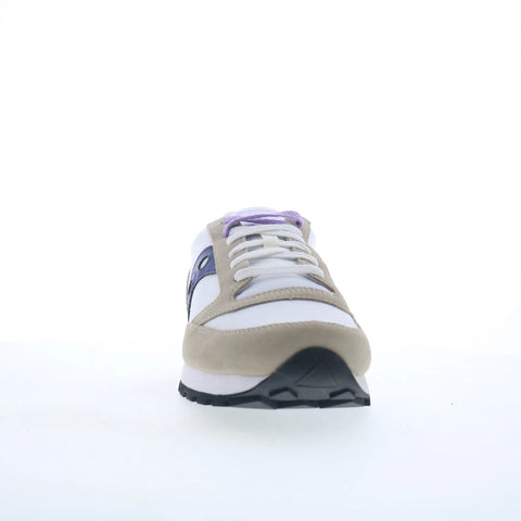 Saucony Jazz Original S1044-677 Womens White Suede Lifestyle Sneakers Shoes