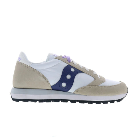 Saucony Jazz Original S1044-677 Womens White Suede Lifestyle Sneakers Shoes