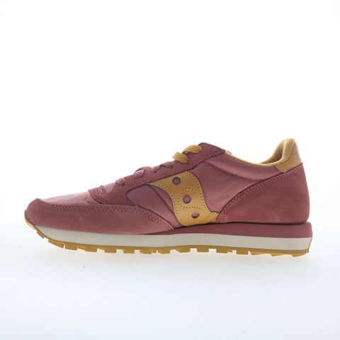 Saucony Jazz Original S1044-694 Womens Pink Suede Lifestyle Sneakers Shoes