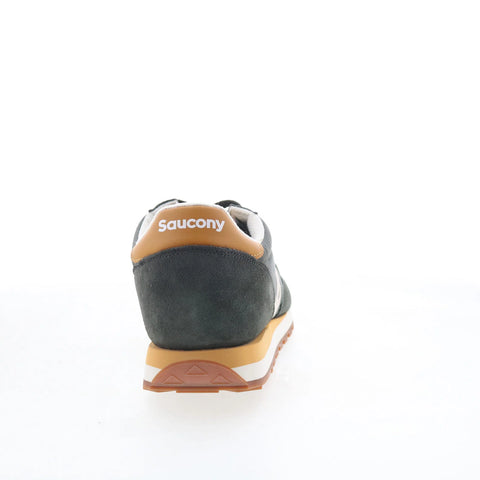 Saucony Jazz Original S2044-703 Mens Green Suede Lifestyle Sneakers Shoes