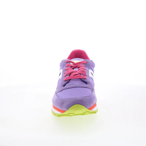 Saucony Jazz Triple S60530-41 Womens Purple Suede Lifestyle Sneakers Shoes
