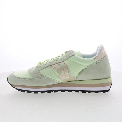 Saucony Jazz Triple S60530-43 Womens Green Suede Lifestyle Sneakers Shoes